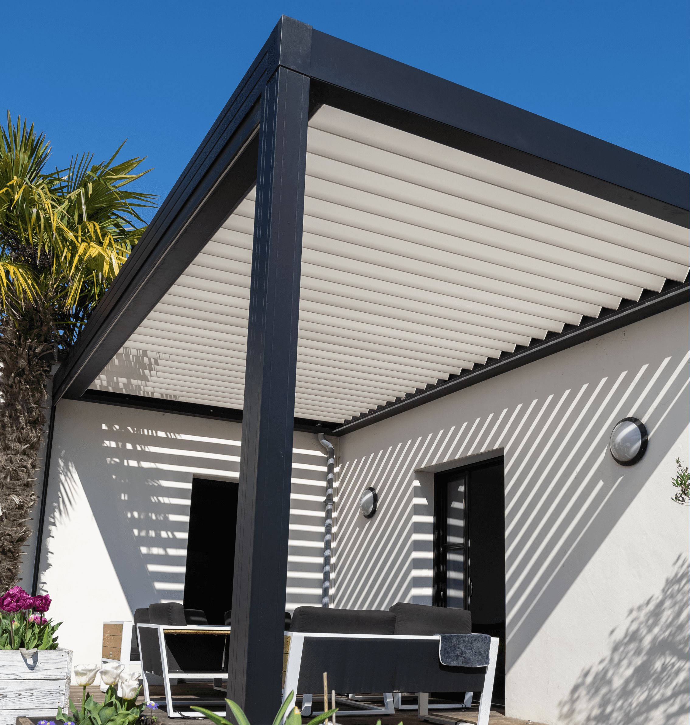 pergola 3x3 murale