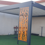 panneau déco pergola