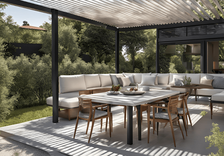 Pergola 3x4 m terrasse