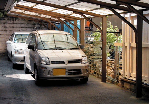 Carport de protection de véhicule